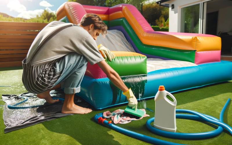 How to Clean Inflatable Water Slide